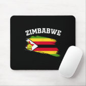 Zimbwe Souvenirs Harare Vacation Africa Zimbwean C Mousepad (Mit Mouse)