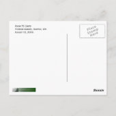 Zimmer 75 Cent Postkarte (Rückseite)