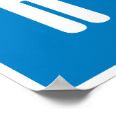 Zimmer Ausstattung Autobahnschild Poster (Ecke)