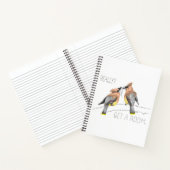 Zimmer (Cedar Waxwings) Notizblock (Innenseite)