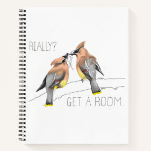 Zimmer (Cedar Waxwings) Notizblock