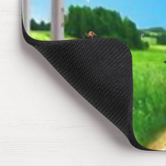 Zimmer mit Aussicht Mousepad (Ecke)