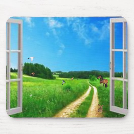 Zimmer mit Aussicht Mousepad (Vorne)