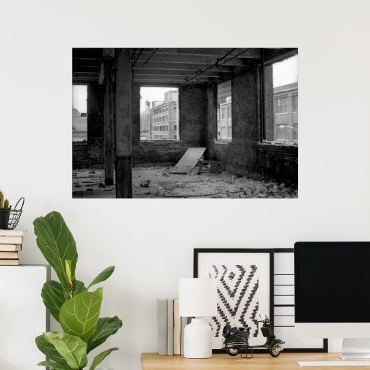 Zimmer mit Aussicht Poster (Heimbüro)