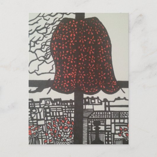 Zimmer mit Aussicht Postkarte (Vorderseite)