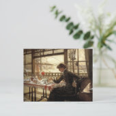 Zimmer mit Blick auf den Hafen Postkarte (Stehend Vorderseite)