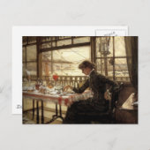 Zimmer mit Blick auf den Hafen Postkarte (Vorne/Hinten)