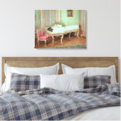 Zimmer mit Cembalo Leinwanddruck (Insitu (Schlafzimmer))