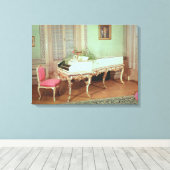 Zimmer mit Cembalo Leinwanddruck (Insitu (Holzboden))