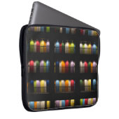 ZIMMER MIT FARBTÜREN LAPTOPSCHUTZHÜLLE (Vorne Rechts)