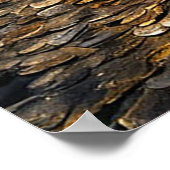 Zimmer mit goldener Wand Poster (Ecke)