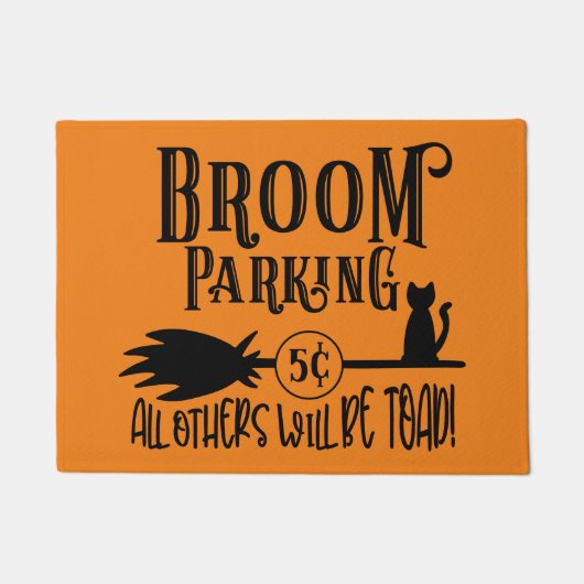 Zimmer Parkplatz Halloween Fußmatte (Vorderseite)