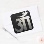 ZIMMER QUADRATISCHER AUFKLEBER (Umschlag)