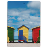 Zimmer wechseln. Muizenberg Beach, Kapstadt Klemmbrett (Rückseite)