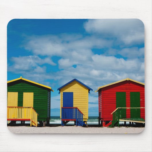 Zimmer wechseln. Muizenberg Beach, Kapstadt Mousepad (Vorne)