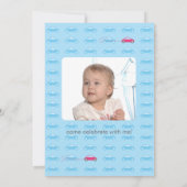 Zimmer Zimmer Mädchen Auto Geburtstagseinladung Einladung (Rückseite)