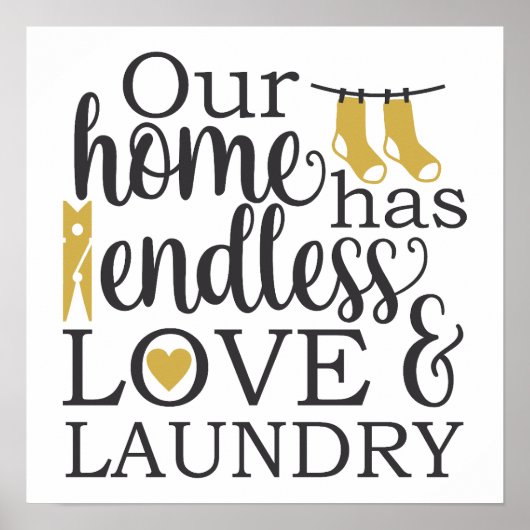 Zimmerangebot, Unsere Zuhause hat endlose Liebe un Poster (Vorne)