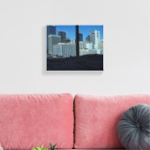 Zimmeransicht von Dallas Skyline, Texas Leinwanddruck (Insitu (Wohnzimmer))
