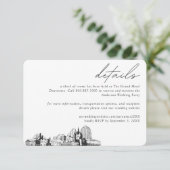 Zimmerdetails des St. Paul Wedding Hotels Begleitkarte (Stehend Vorderseite)