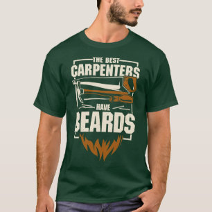 Zimmerei Bart Bärtiger Zimmermann Geschenk T-Shirt