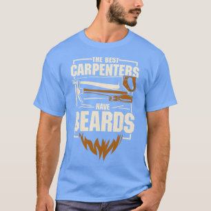 Zimmerei Bart Bärtiger Zimmermann Geschenk T-Shirt