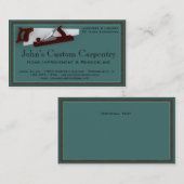 Zimmerei-Dienstleistungsunternehmen-Karte Visitenkarte (Vorne/Hinten)