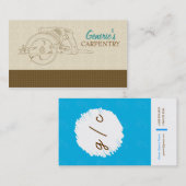 Zimmerei-Gewohnheits-Visitenkarte Visitenkarte (Vorne/Hinten)