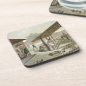 Zimmerei-Werkstatt in Kupang, Timor, überziehen 6 Getränkeuntersetzer (Linke Seite)