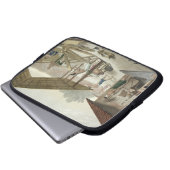 Zimmerei-Werkstatt in Kupang, Timor, überziehen 6 Laptopschutzhülle (Vorne Knopf)