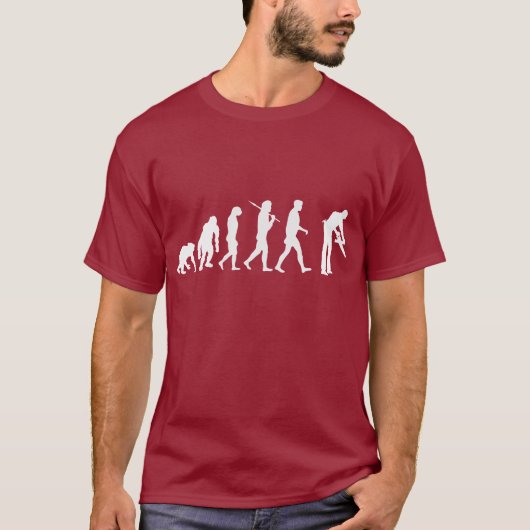 Zimmereiholzbearbeitung Cabinetmakers-Evolution T-Shirt (Vorderseite)