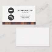 Zimmereinrichtung | Bauarbeiter Visitenkarte (Vorne/Hinten)