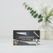 Zimmereinrichtung | Generalunternehmer Visitenkarte (Stehend Vorderseite)