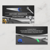 Zimmereinrichtung | Generalunternehmer Visitenkarte (Vorne/Hinten)