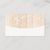 Zimmereinrichtung | Hardwood Panels Visitenkarte (Rückseite)