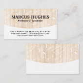 Zimmereinrichtung | Hardwood Panels Visitenkarte (Vorne/Hinten)