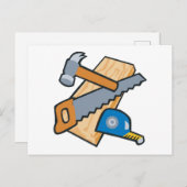 Zimmereinrichtung Postkarte (Vorne/Hinten)