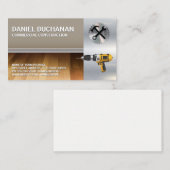 Zimmereinrichtung | Zuhause Innenarchitektur Visitenkarte (Vorne/Hinten)