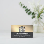 Zimmereinrichtung | Zuhause-Renovierungen Visitenkarte (Stehend Vorderseite)