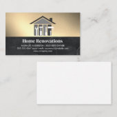 Zimmereinrichtung | Zuhause-Renovierungen Visitenkarte (Vorne/Hinten)