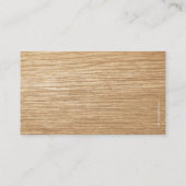Zimmereitischler-Holz-Visitenkarte Visitenkarte (Rückseite)