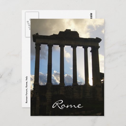 Zimmerkolonnen Postkarte (Vorne/Hinten)