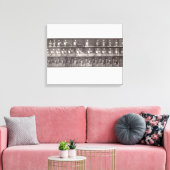 Zimmermädchen wirft einen Eimer Wasser, Platte 404 Leinwanddruck (Insitu (Wohnzimmer))