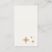 Zimmermädchenservice Retro Housekeeper, schwarz Telefonnummerkarte (Rückseite)