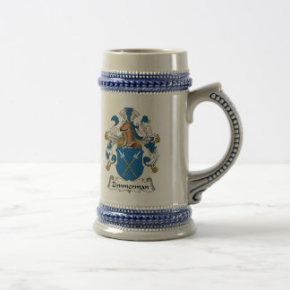 Zimmerman Familienwappen Bierglas