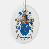 Zimmerman Familienwappen Keramik Ornament (Rechts)