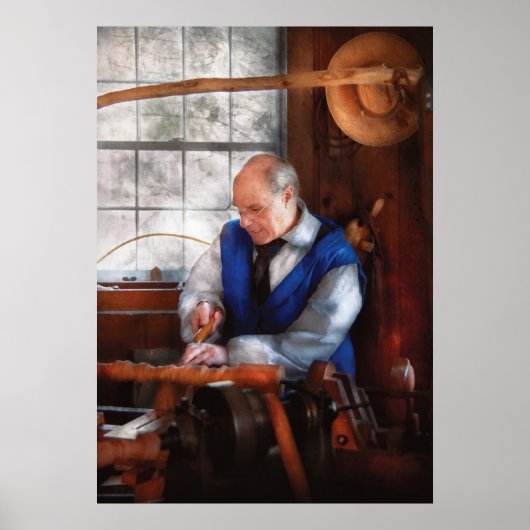 Zimmermann - Der Woodturner Poster (Vorne)