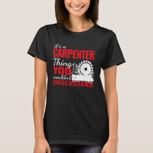 Zimmermann Holzarbeiter für Männer Zimmermann vint T-Shirt