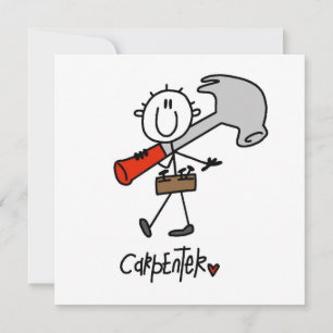 Zimmermann mit Hammer