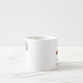 Zimmermann mit Hammer Espressotasse (Vorderseite)