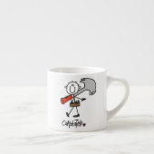Zimmermann mit Hammer Espressotasse (Rechts)